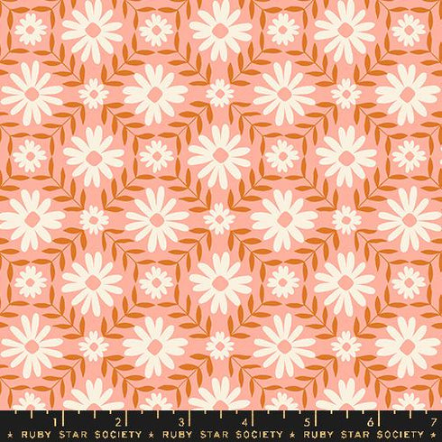 Endpaper Vintage Flowers in Bashful - Ruby Star Society Sold by the Half Yard